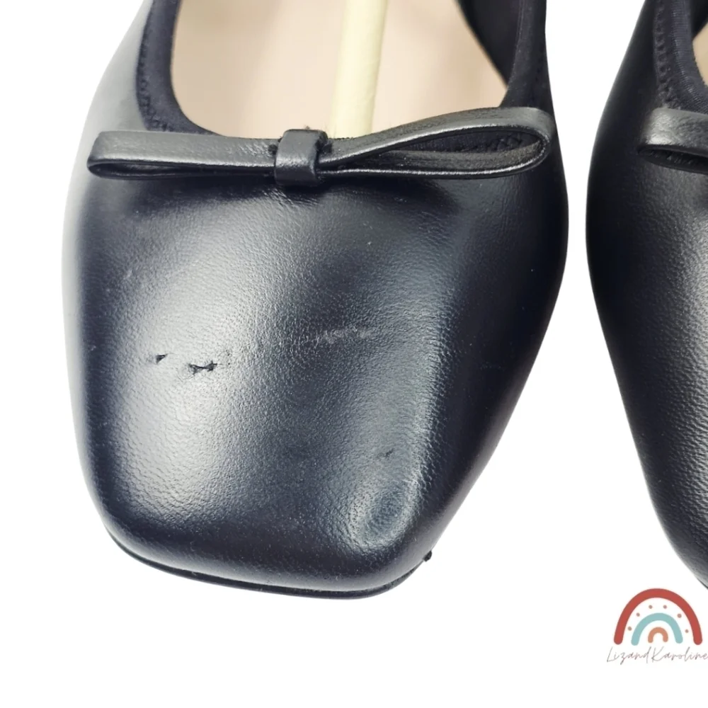 New! Quinn Mary Jane Ballet Flats in Leather